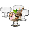 Glass Ice Cream Bowls, Set of 4 - CRYSTALIA GLASS